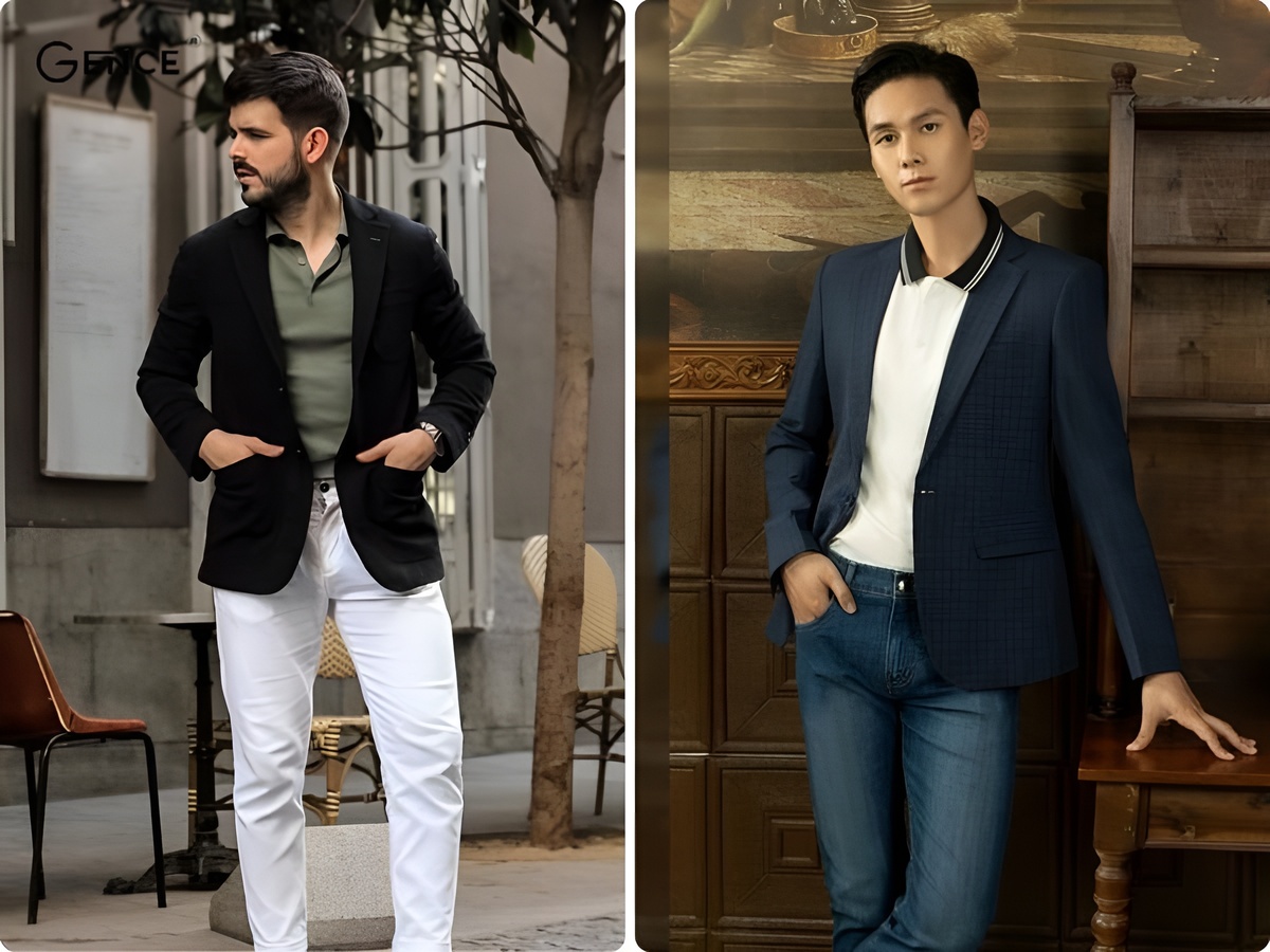 Đây là một trong những cách phối đồ không chỉ mang lại sự trẻ trung, năng động mà cũng rất thanh lịch và nam tính