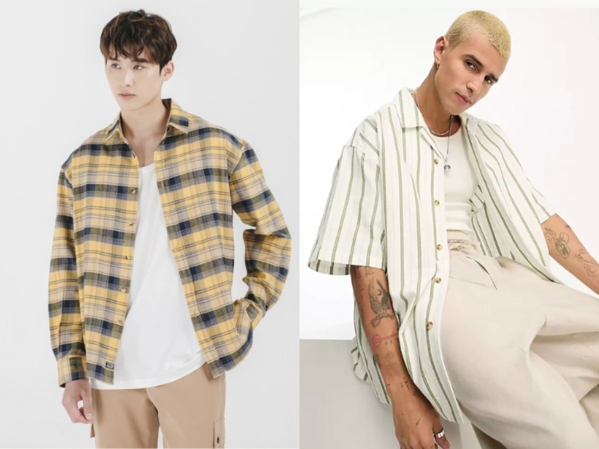 Nên mặc áo lót bên trong sơ mi trắng hoặc vải mỏng