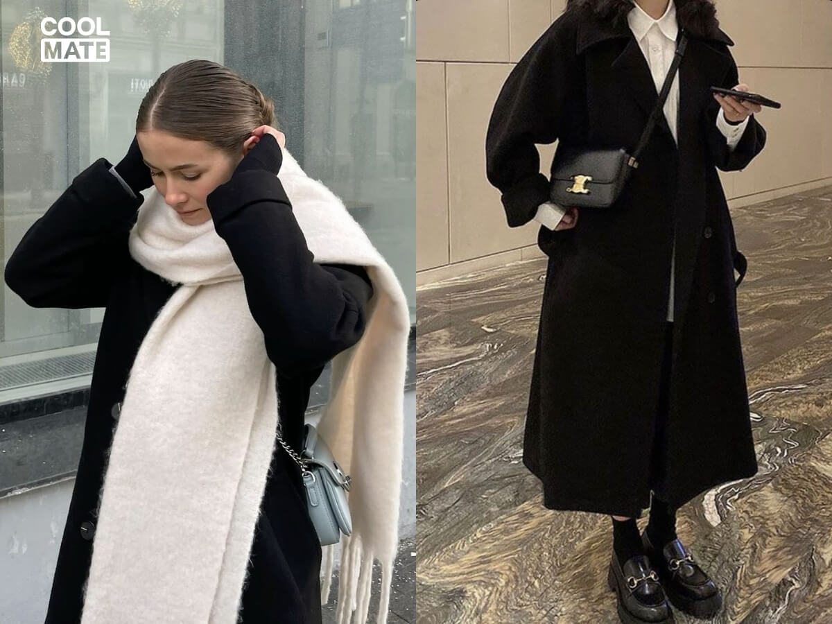 Phối đồ công sở mùa đông với phụ kiện