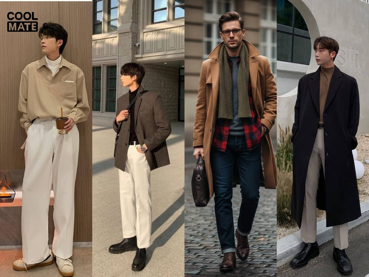 Cách mix đồ công sở mùa đông dành cho nam giới
