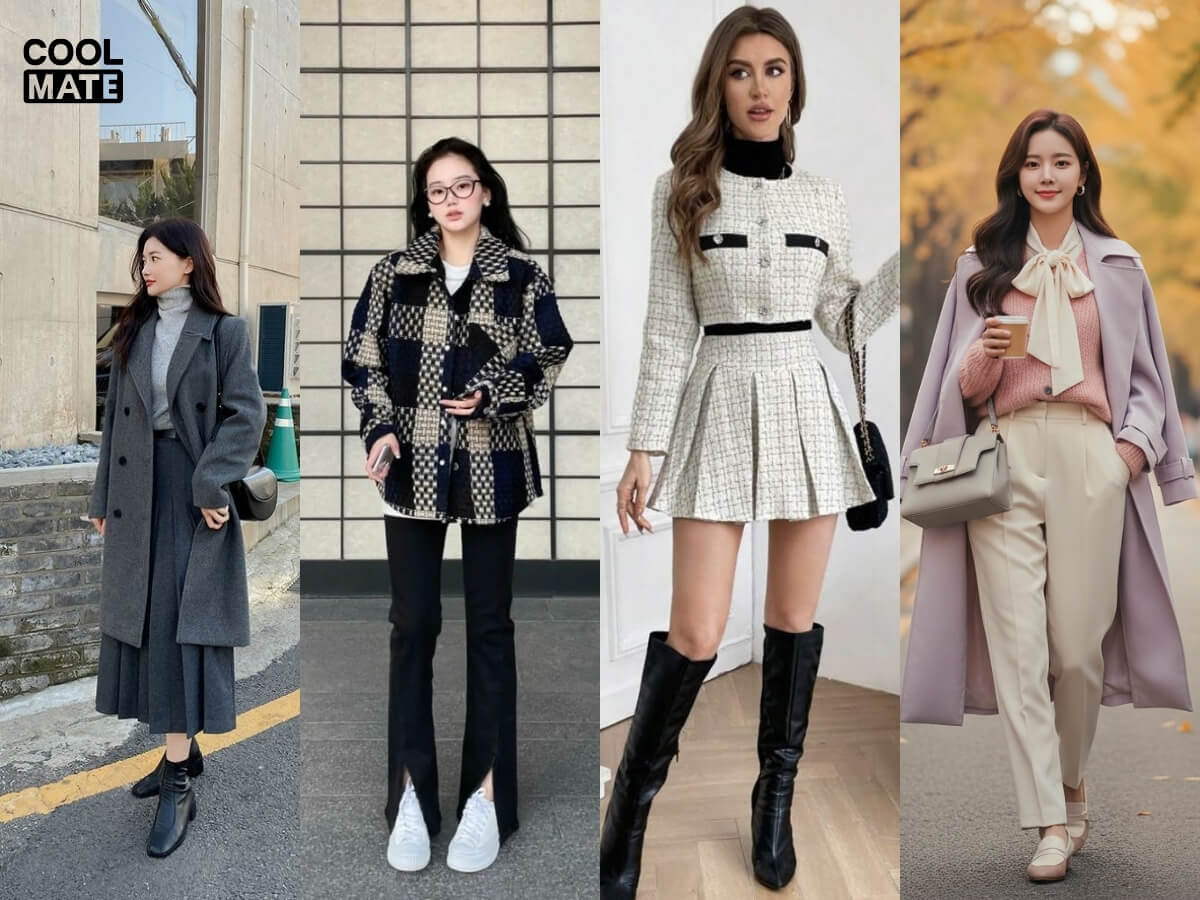 Cách mix đồ công sở mùa đông dành cho nữ giới