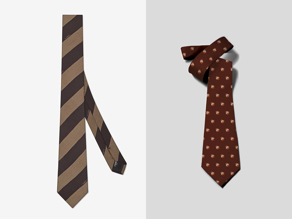 Cà vạt bản nhỏ và cà vạt bản to