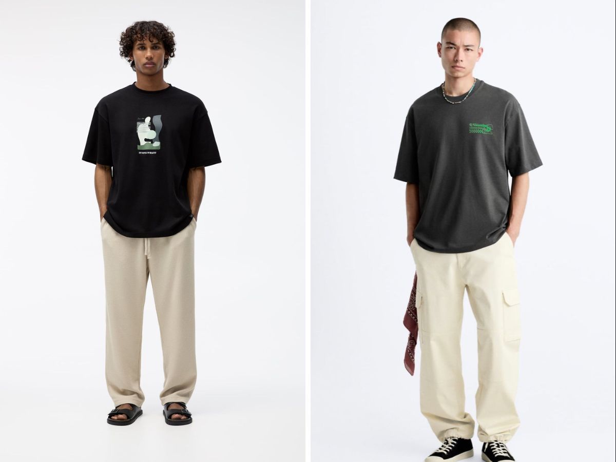 Chọn áo thun tay lỡ theo dáng người