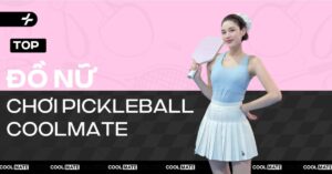 Top đồ nữ chơi pickleball Coolmate bán chạy nhất 2025