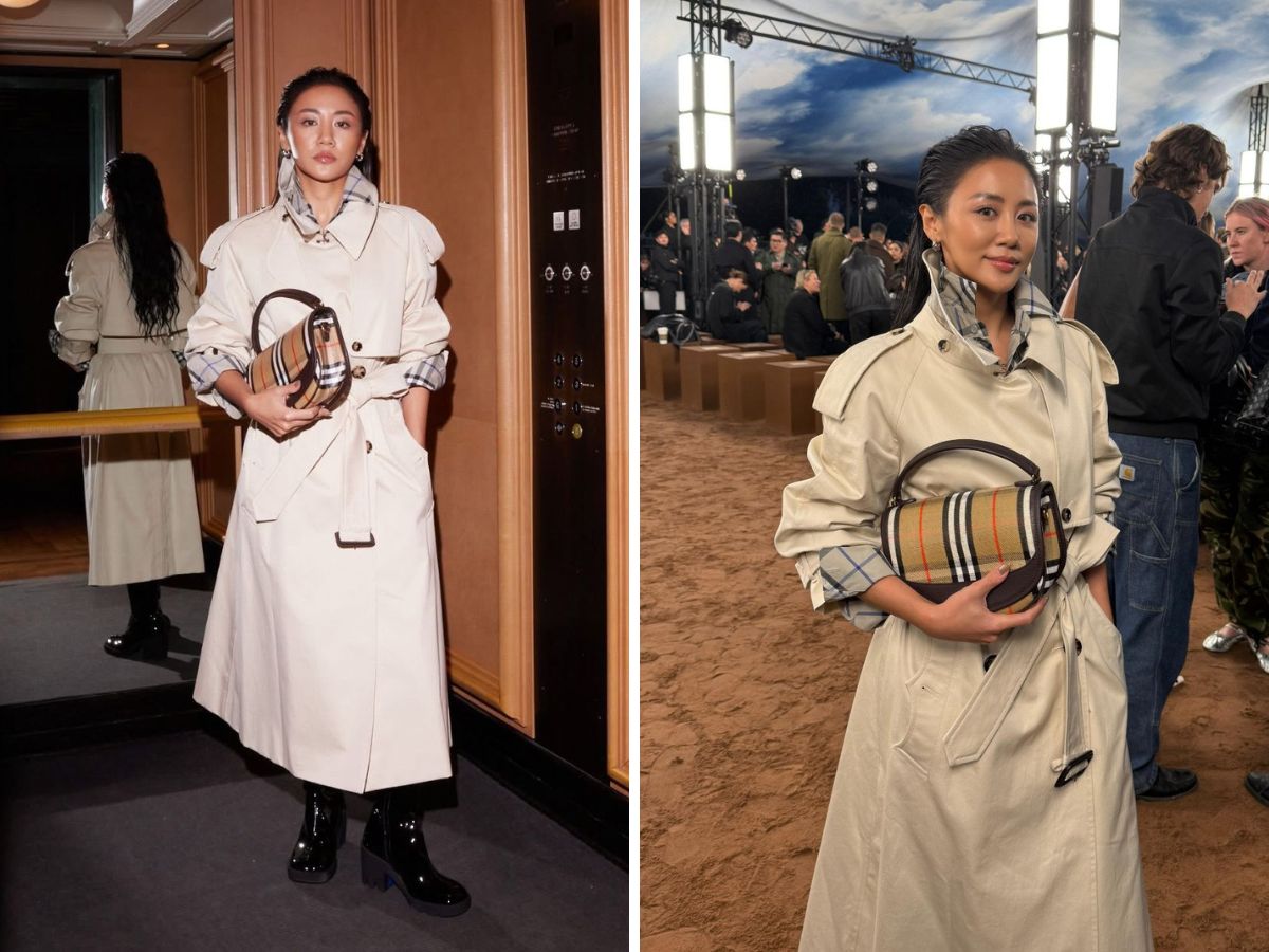 Văn Mai Hương có mặt tại show diễn của Burberry