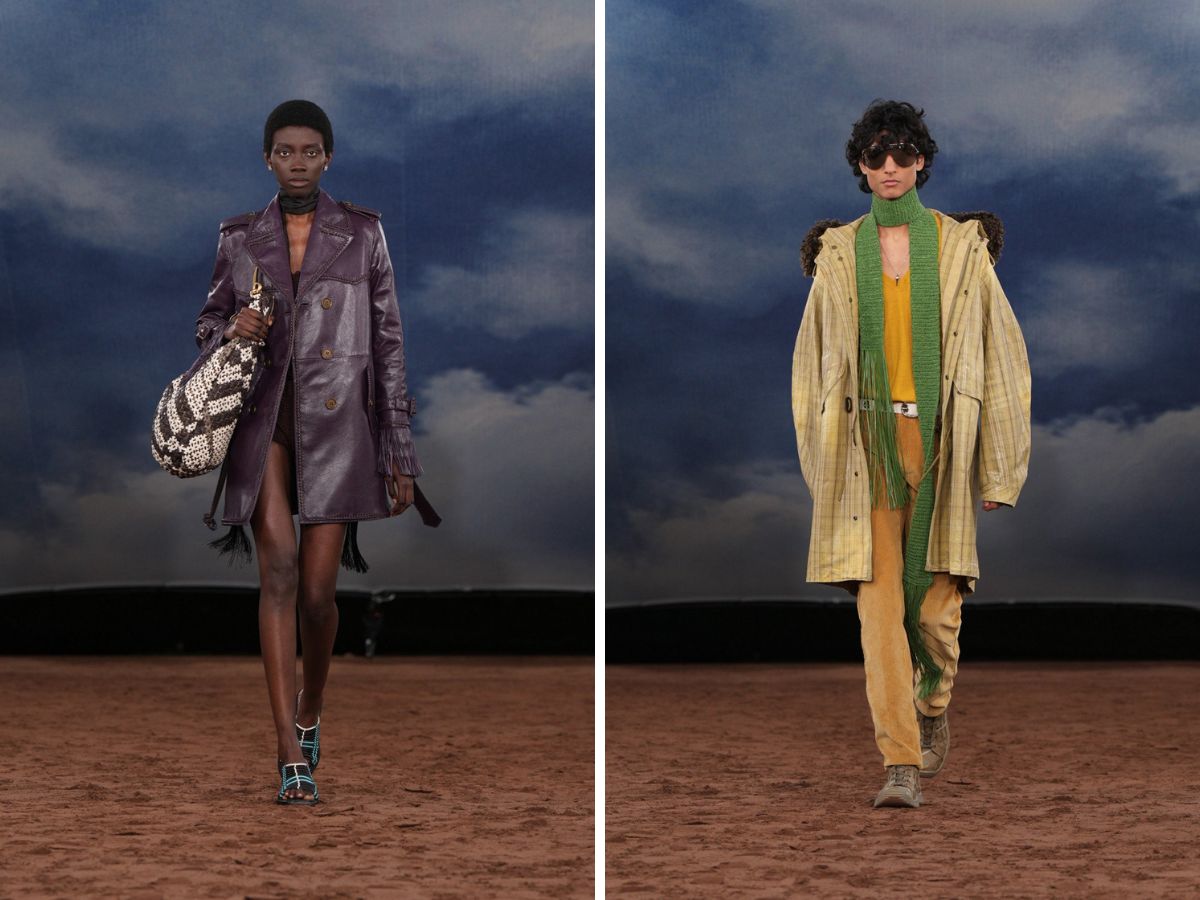 Màu sắc trên trang phục được phối ngẫu nhiên nhưng đầy tính nghệ thuật