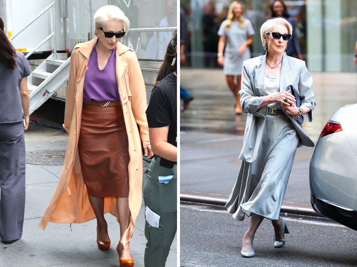 Meryl Streep đầy quý phái trong các phân cảnh của Devil Wears Prada 2