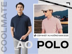 Cập nhật xu hướng polo nam 2025 với oversize, relaxed fit lên ngôi