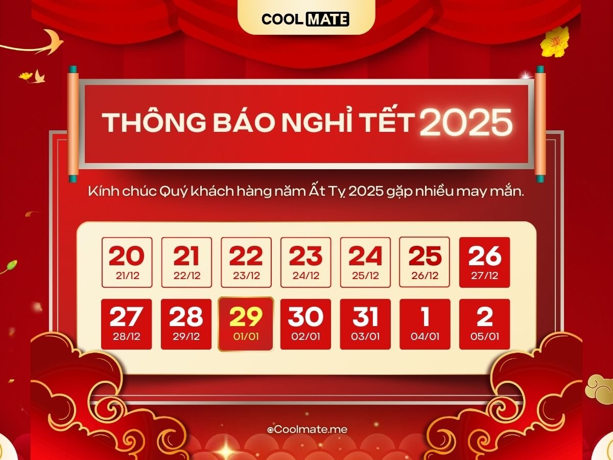 Đón Tết Ất Tỵ 2025: Bán Xuyên Tết - Giảm 20% Toàn Website