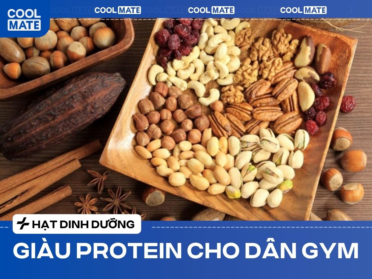 8 Loại Hạt Dinh Dưỡng Giàu Protein Cho Người Tập Gym