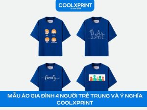 1001+ Mẫu Áo Gia Đình 4 Người Được Trẻ Trung và Ý Nghĩa | CoolxPrint