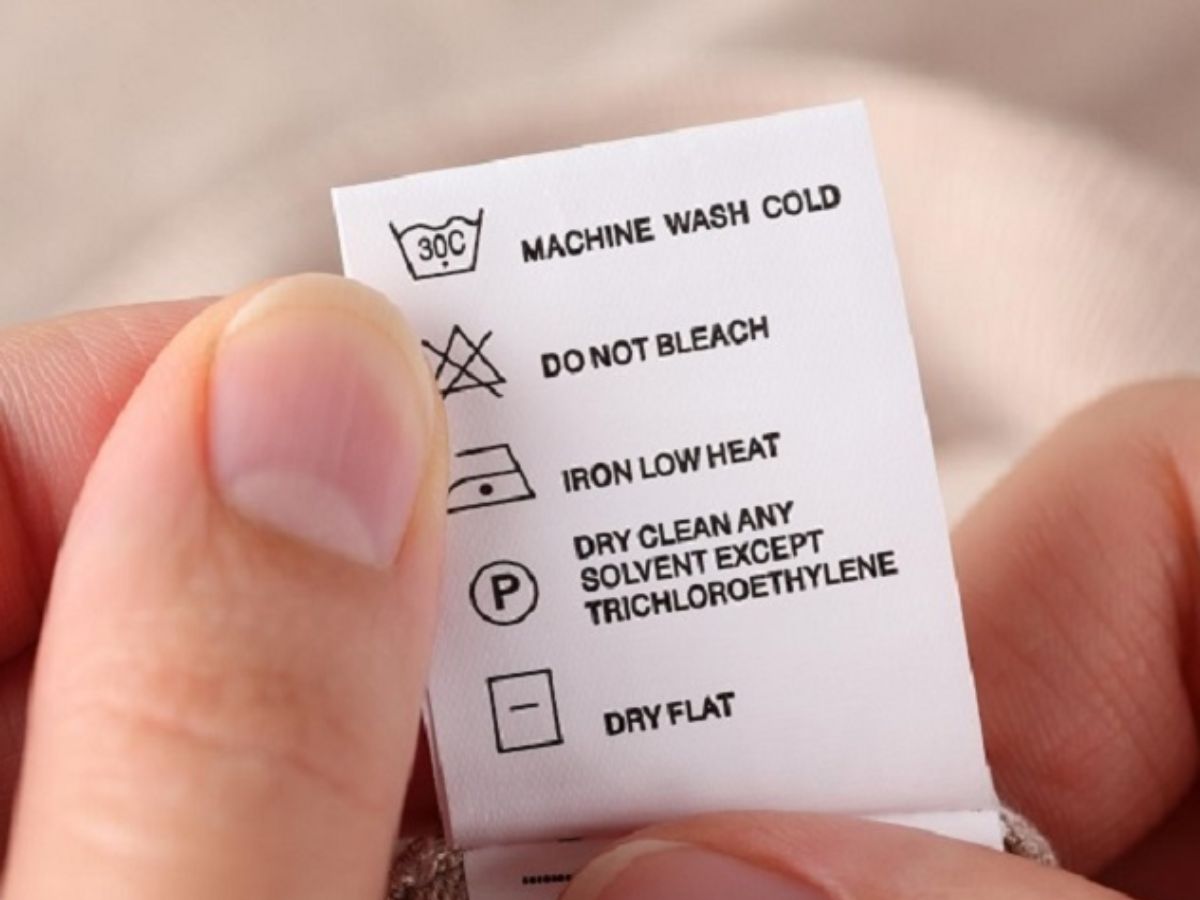 Đọc tag hướng dẫn trước khi giặt