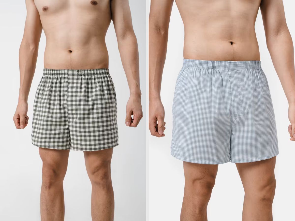 Sản phẩm Quần Shorts mặc nhà Kẻ sọc