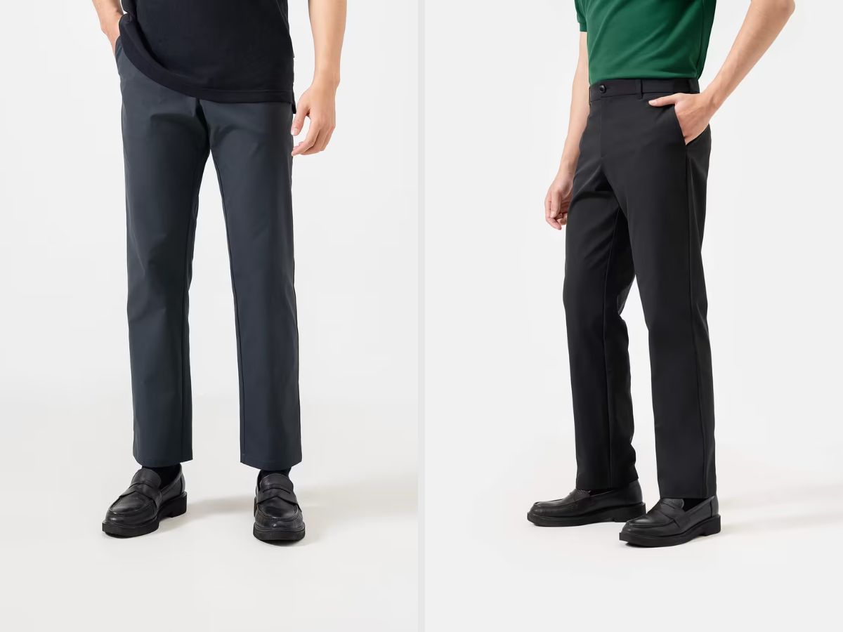 Review Quần Dài Nam Kaki Excool dáng Straight