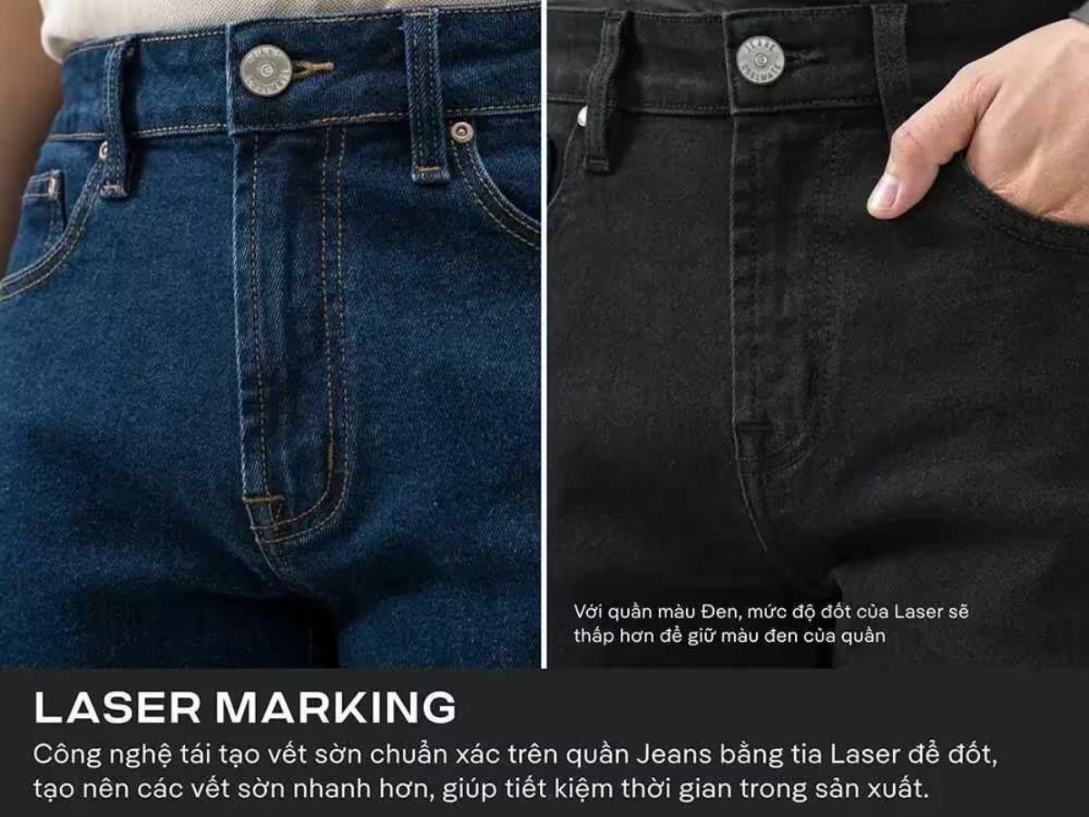 Hướng dẫn bảo quản Quần Jeans Nam Basics dáng Slim fit