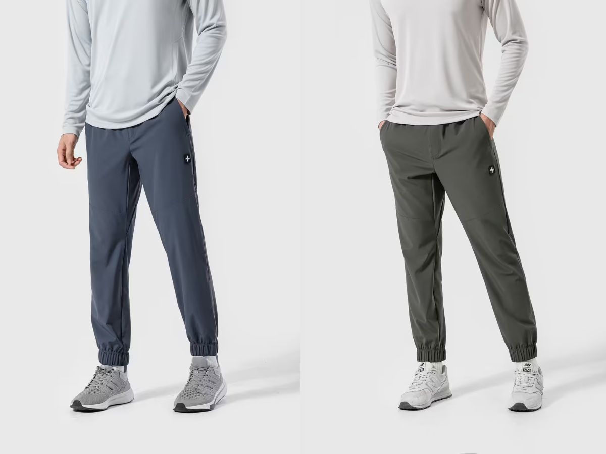 Review quần jogger nam thể thao hybrid woven