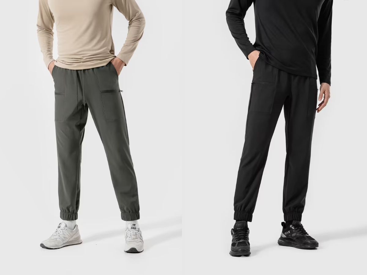 Review quần jogger nam thể thao studio woven