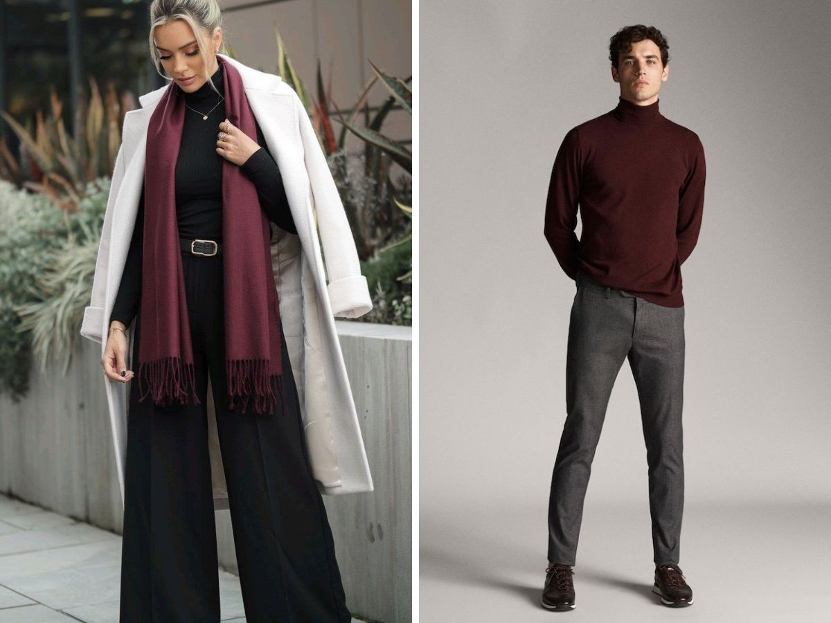 Màu đỏ rượu vang dự báo làm mưa gió nhờ mang đến nét sang trọng