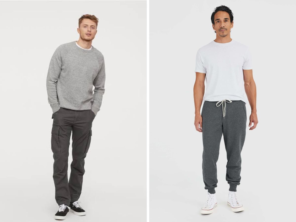 Lên đồ năng động cùng quần xám than