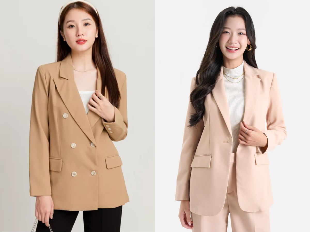 Áo khoác blazer nâng tầm phong cách thanh lịch đa năng