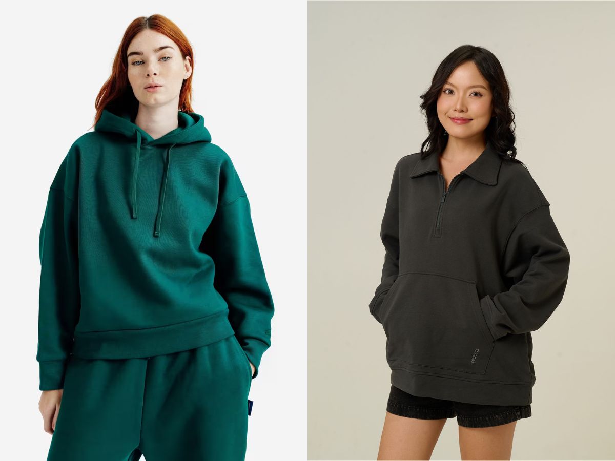 Áo hoodie/sweater zip thoải mái, ấm áp cho ngày thường