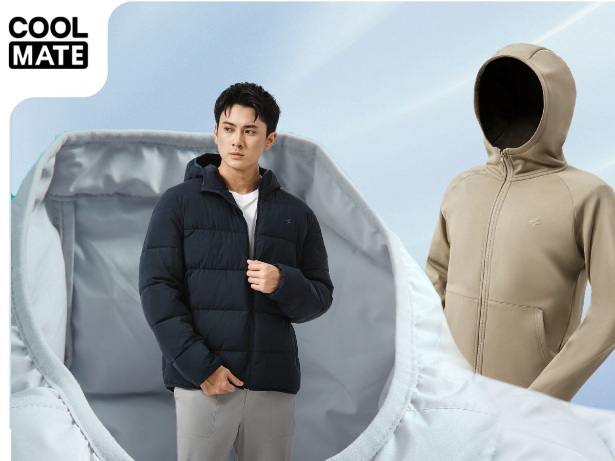 Coolmate địa điểm lựa chọn áo khoác mùa đông chân ái