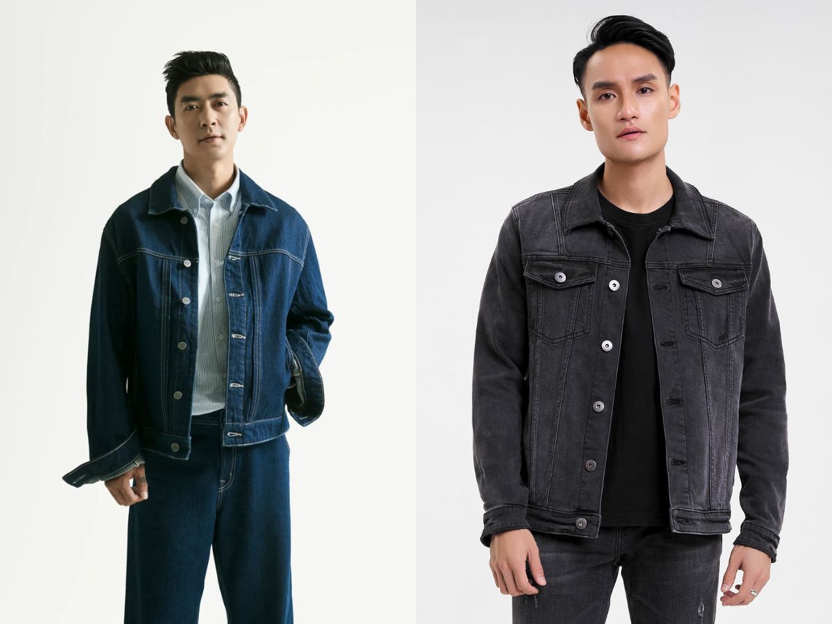 Áo khoác denim cổ điển nhưng đầy cuốn hút