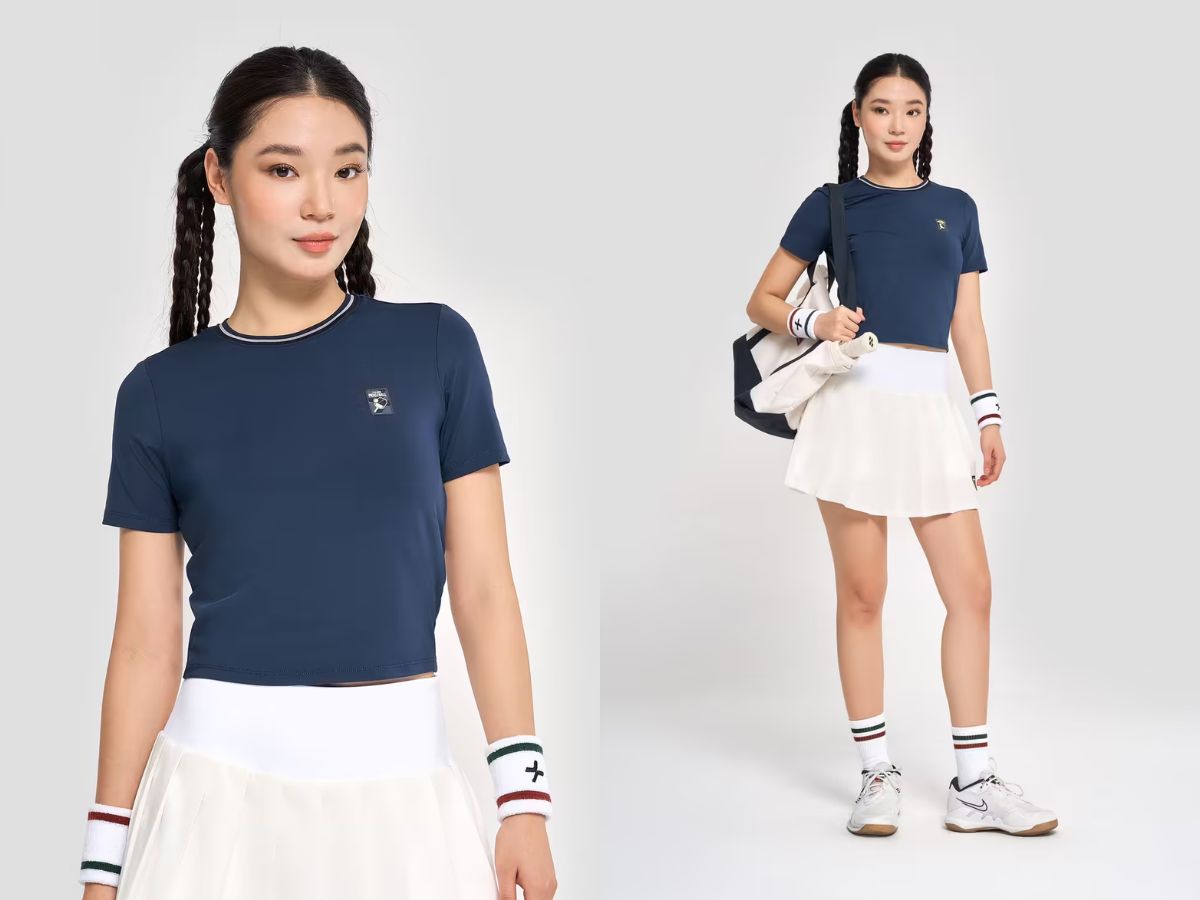 Sản phẩm Áo Crop top nữ Pickleball Dink Shot