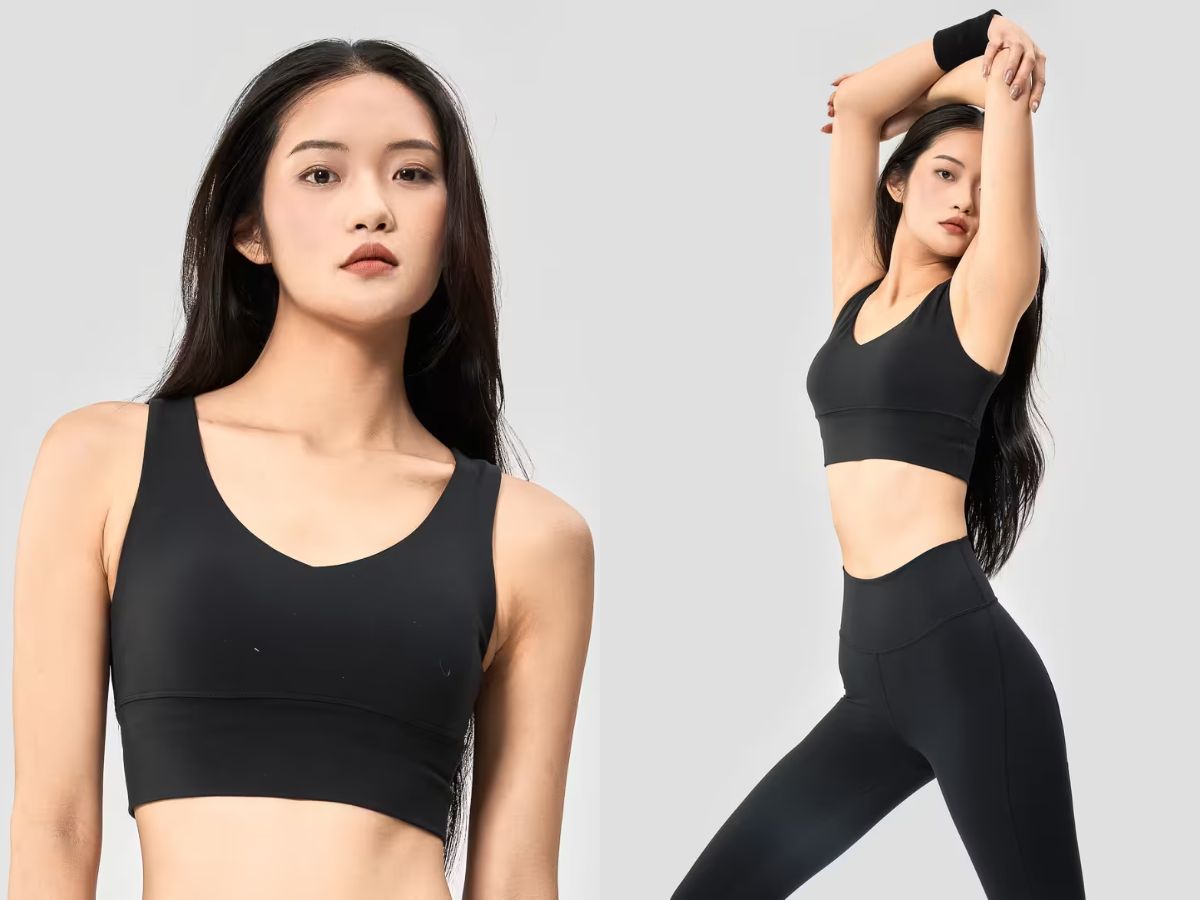 Sản phẩm Áo Bra V-Neck CoolSoft Light Support