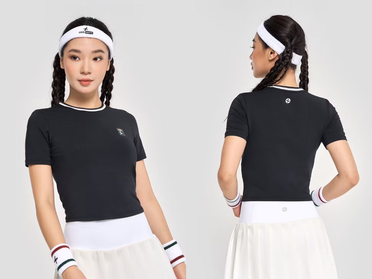 Sản phẩm Áo Crop top nữ Pickleball Dink Shot