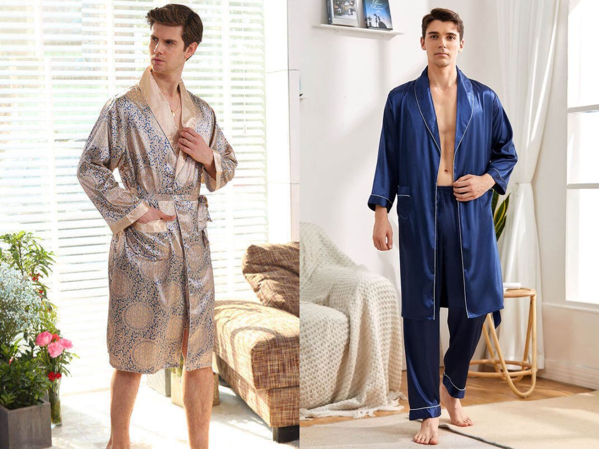 Áo khoác ngủ hoặc áo choàng dày thêm lớp ấm áp hoàn hảo