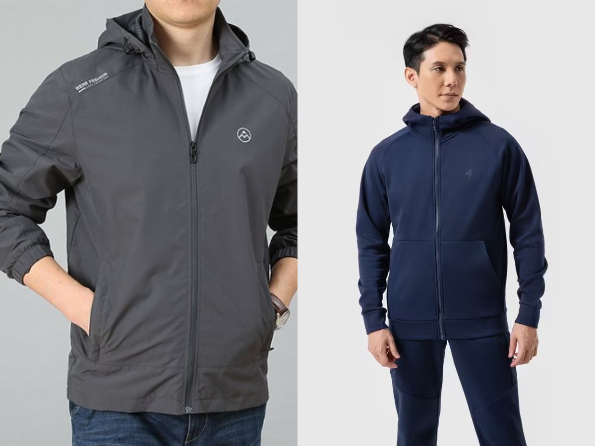 Áo khoác gió và Áo khoác ấm thể thao lớp ngoài bảo vệ