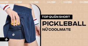 5+ Các mẫu quần shorts chơi pickleball nữ Coolmate tôn dáng