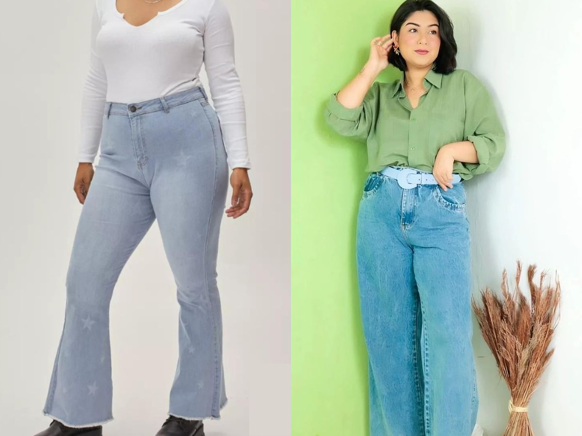Quần jeans ống đứng hoặc dáng baggy