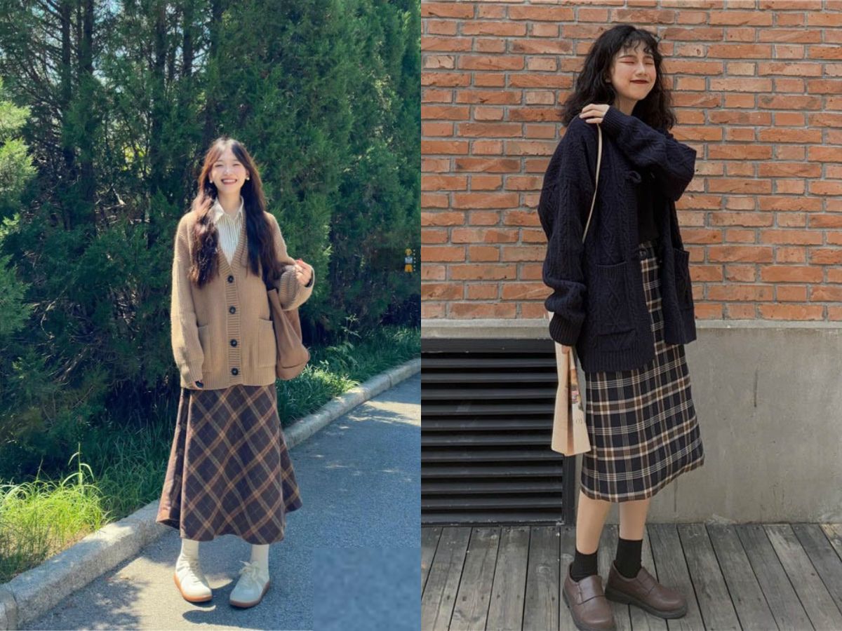 Dịu dàng và nữ tính với áo Cardigan
