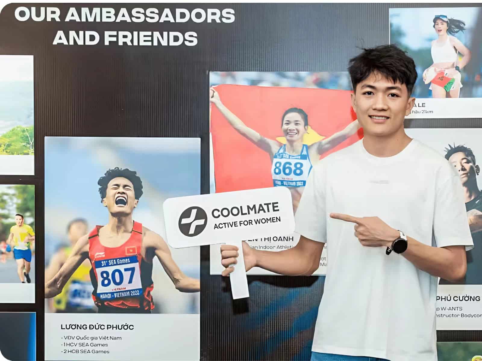 VĐV Lương Đức Phước, tài năng trẻ của điền kinh Việt Nam, tự tin đồng hành cùng Coolmate
