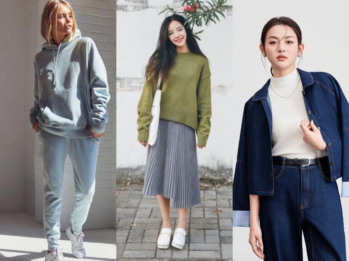 Phối đồ năng động, trẻ trung cùng áo Hoodie/Sweater