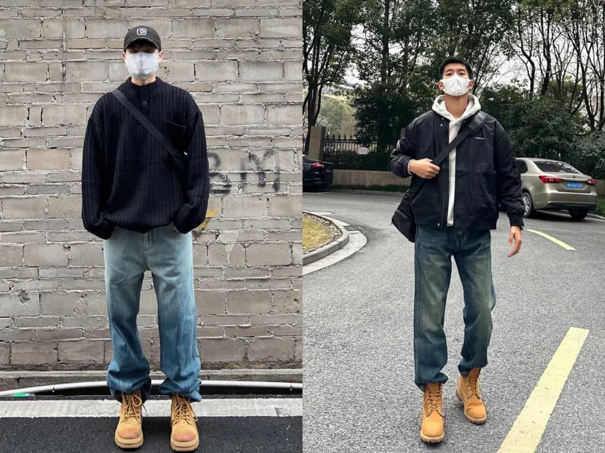 Hoàn thiện outfit cho nam gầy mùa đông cùng phụ kiện và giày dép