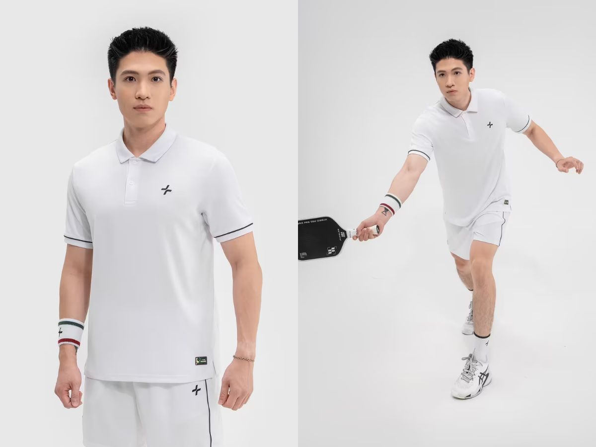 Áo polo chơi pickleball dành cho nam giới