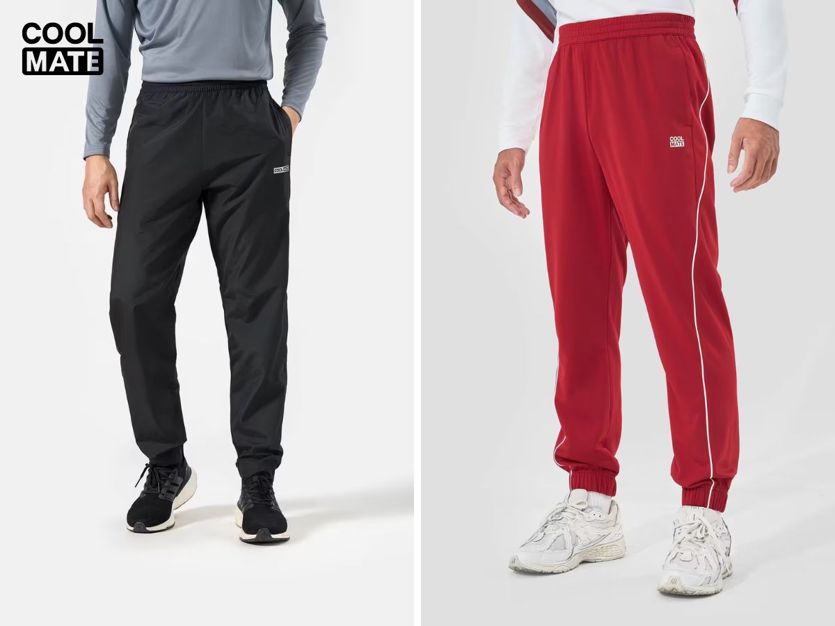 Quần jogger Coolmate cũng là lựa chọn lý tưởng cho sân pickleball