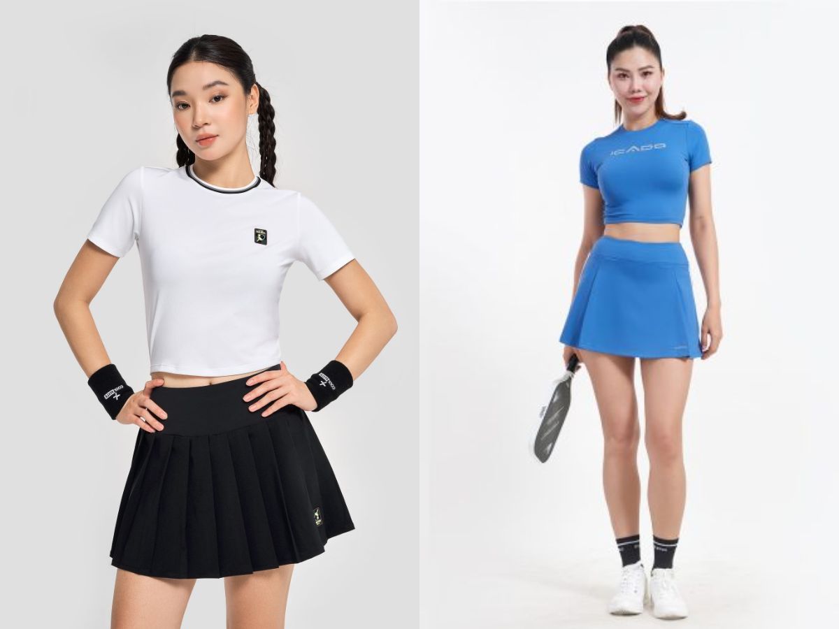 Áo croptop pickleball nữ phóng khoáng, hiện đại và cực kỳ trendy