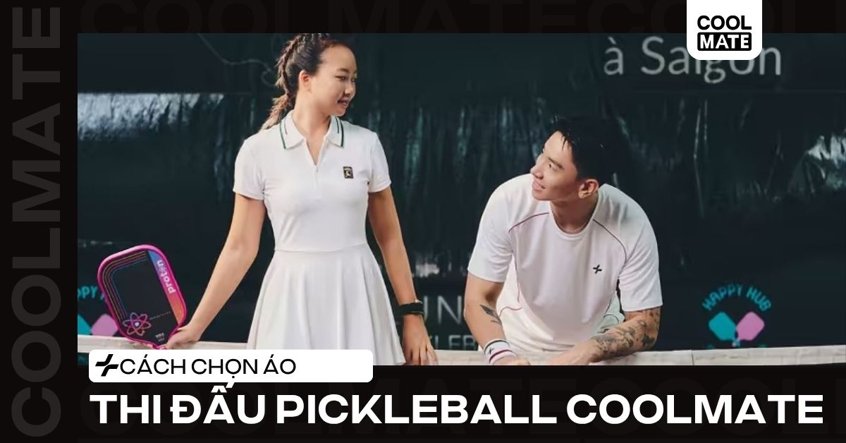 Top Áo Thi Đấu Pickleball Coolmate Cao Cấp, Thoáng Mát