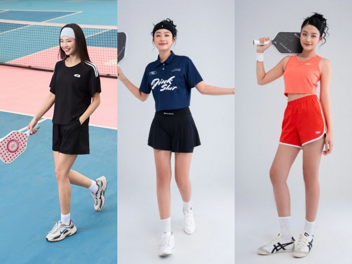 Phối đồ theo phong cách cá nhân cùng quần pickleball nữ