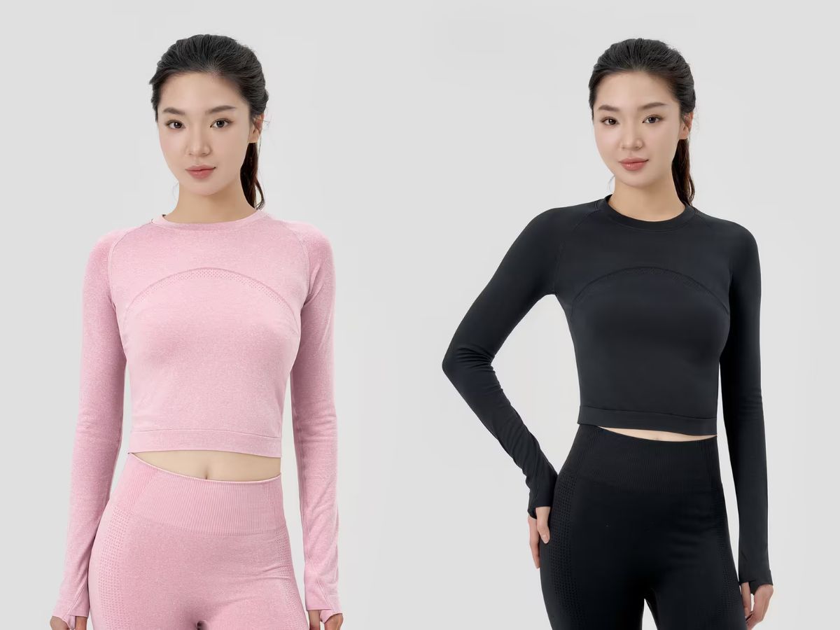 Sản phẩm Croptop dài tay thể thao Vital Seamless