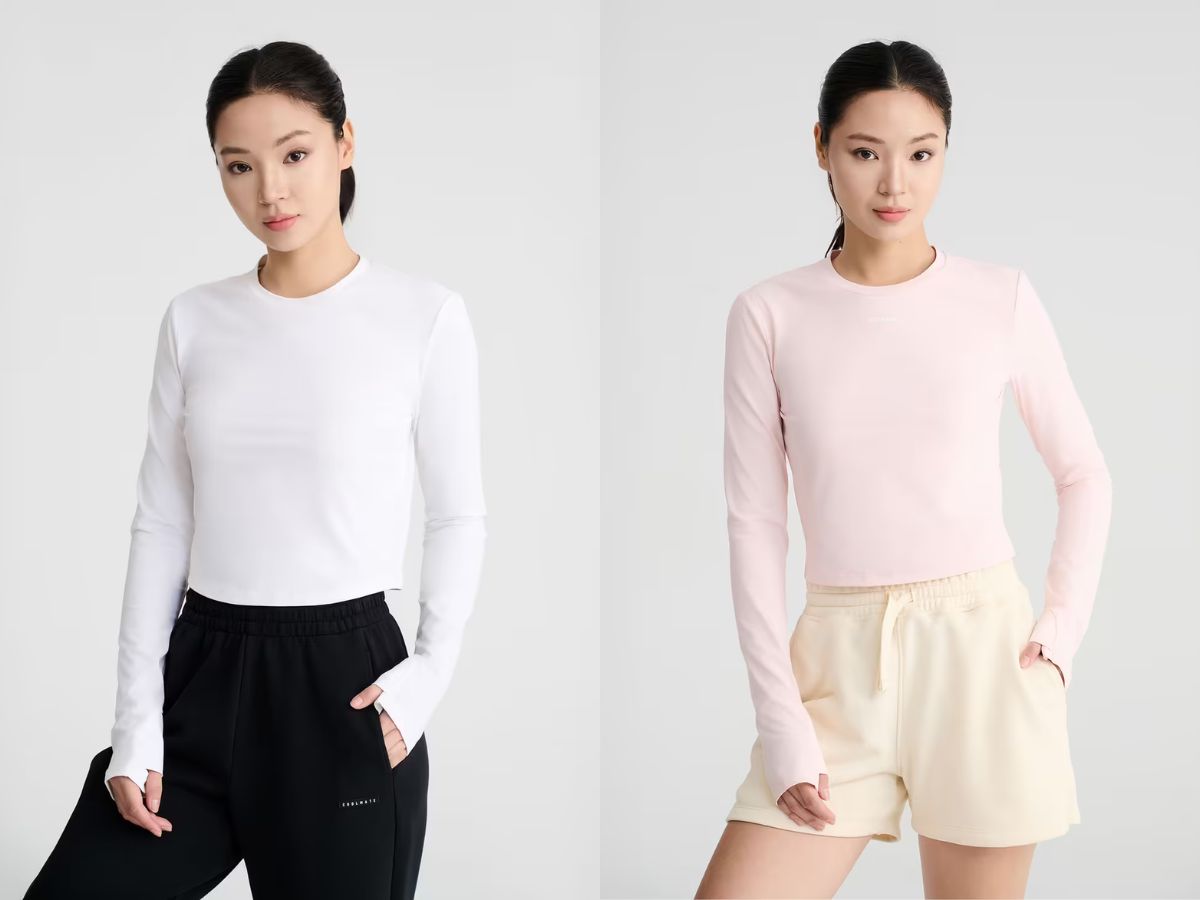 Sản phẩm Áo dài tay thể thao nữ Croptop Flex