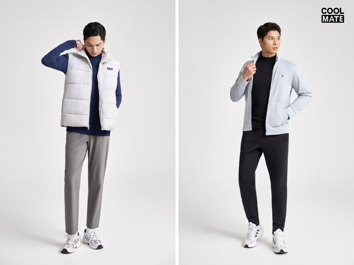 Lên full set đồ cho anh em từ Coolmate