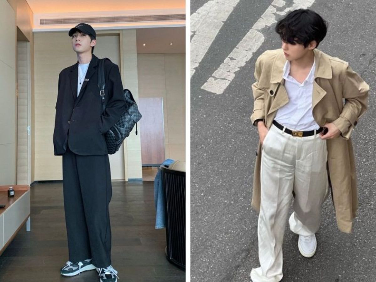 Lịch lãm hơn cùng Quần ống rộng + Áo sơ mi/Blazer