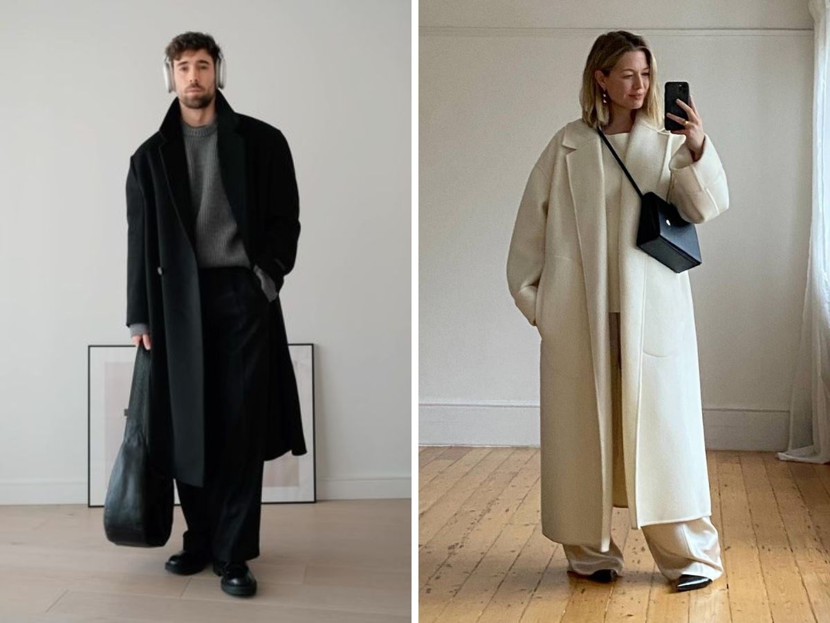 Áo khoác dạ mang đến vẻ ngoài thanh lịch