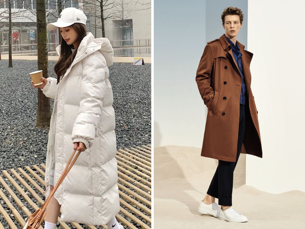 Nhớ lựa chọn độ dài top mẫu áo dài mùa đông tuỳ theo dáng người