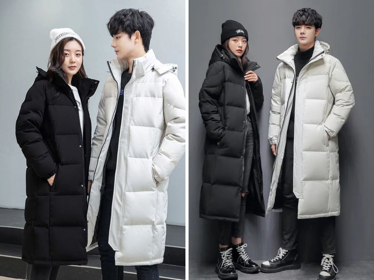 Áo phao thuộc top mẫu áo khoác mùa đông Hàn Quốc được ưa chuộng